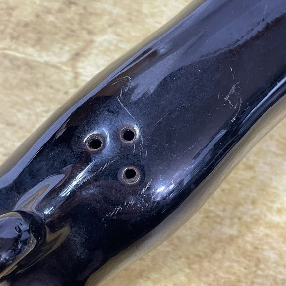 Quality Product Japan Rare Vintage Two In One Long Salt Pepper Shaker Black Cat - Picture 11 of 12